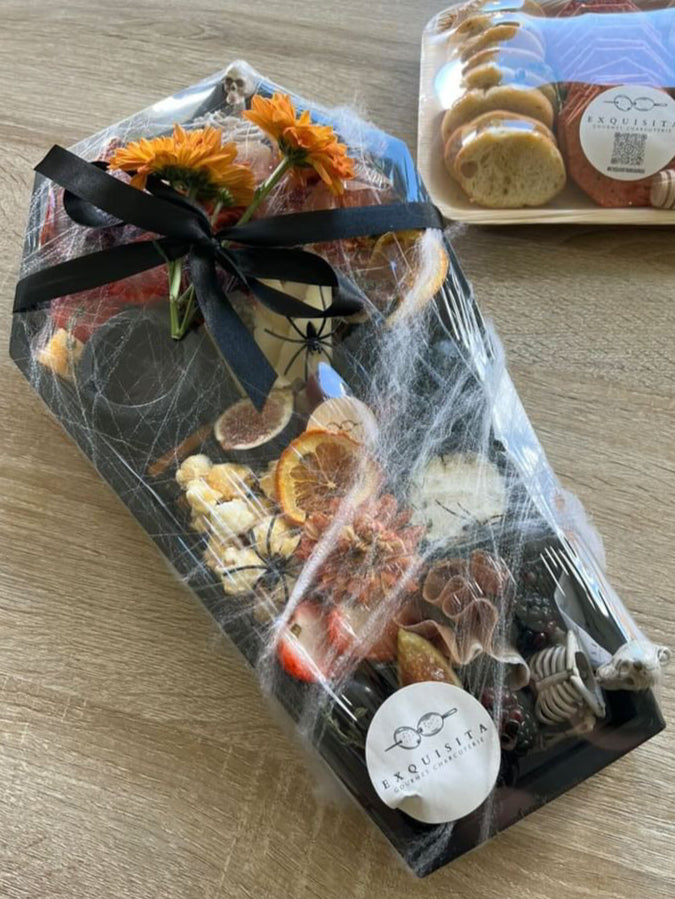 Charcuterie Halloween Coffin
