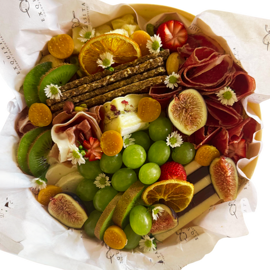 Wooden Round Small Charcuterie BOX