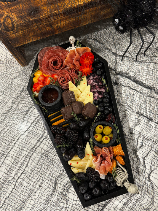 Charcuterie Halloween Coffin